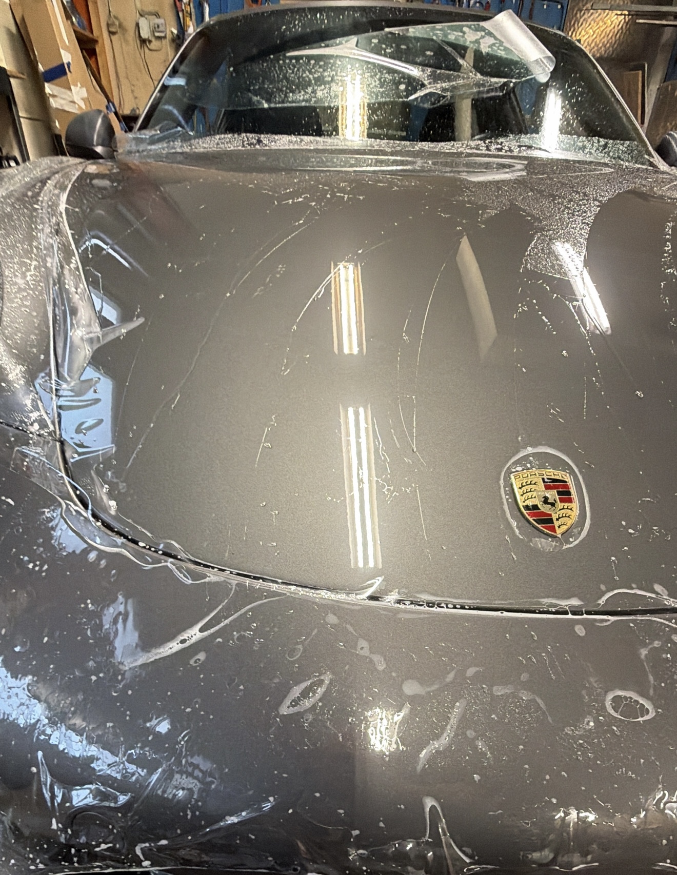 PPF appliceras på Porsche